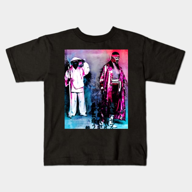 Shinzaki and Hayabusa Kids T-Shirt by Superkick Shop